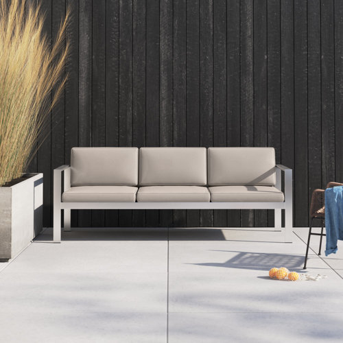 Tarrence 79'' Metal Outdoor Sofa AllModern